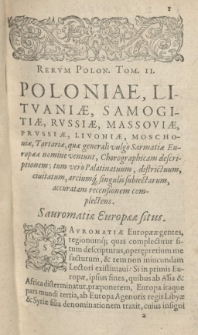 Rerum Polonicarum tomi tres. Quorum omnium Poloniae Regum [...] a Lecho [...] ad Stephanum Bathoreum [...] complectitur Alexandro Gvagnino [...] authore. T.2