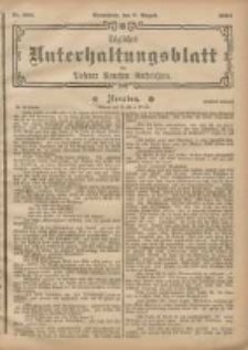 Tägliches Unterhaltungsblatt der Posener Neuesten Nachrichten 1902.08.09 Nr960