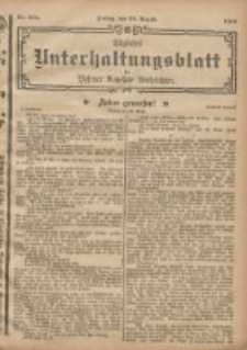 Tägliches Unterhaltungsblatt der Posener Neuesten Nachrichten 1902.08.22 Nr971