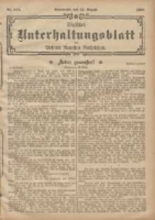 Tägliches Unterhaltungsblatt der Posener Neuesten Nachrichten 1902.08.23 Nr972