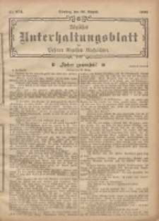 Tägliches Unterhaltungsblatt der Posener Neuesten Nachrichten 1902.08.26 Nr974