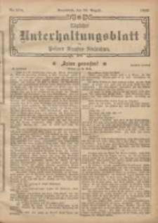 Tägliches Unterhaltungsblatt der Posener Neuesten Nachrichten 1902.08.30 Nr978