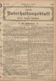 Tägliches Unterhaltungsblatt der Posener Neuesten Nachrichten 1902.10.01 Nr1005