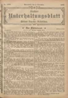 Tägliches Unterhaltungsblatt der Posener Neuesten Nachrichten 1902.11.08 Nr1038