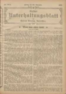 Tägliches Unterhaltungsblatt der Posener Neuesten Nachrichten 1902.11.14 Nr1043