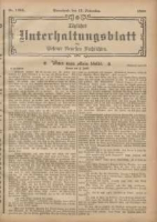 Tägliches Unterhaltungsblatt der Posener Neuesten Nachrichten 1902.11.15 Nr1044