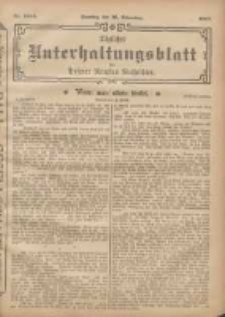 Tägliches Unterhaltungsblatt der Posener Neuesten Nachrichten 1902.11.16 Nr1045