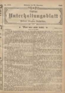 Tägliches Unterhaltungsblatt der Posener Neuesten Nachrichten 1902.11.26 Nr1052
