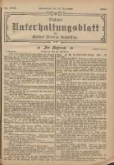 Tägliches Unterhaltungsblatt der Posener Neuesten Nachrichten 1902.12.13 Nr1067