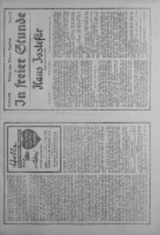 In freier Stunde.Beilage zum Posener Tageblatt 1934.04.29 Nr96