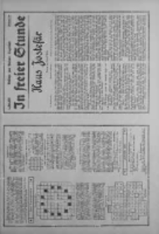 In freier Stunde.Beilage zum Posener Tageblatt 1934.05.03 Nr99