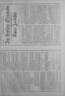 In freier Stunde.Beilage zum Posener Tageblatt 1934.05.06 Nr101