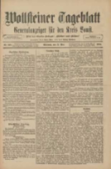 Wollsteiner Tageblatt: Generalanzeiger f&uuml;r den Kreis Bomst: mit der Gratis-Beilage: "Bl&auml;tter und Bl&uuml;ten" 1910.05.11 Nr108