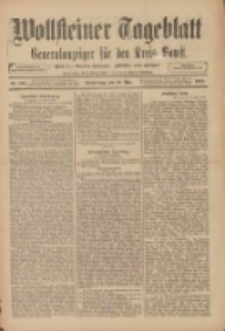 Wollsteiner Tageblatt: Generalanzeiger f&uuml;r den Kreis Bomst: mit der Gratis-Beilage: "Bl&auml;tter und Bl&uuml;ten" 1910.05.12 Nr109