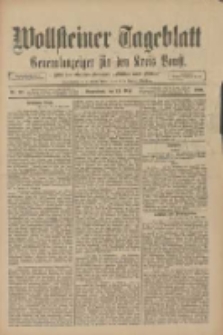 Wollsteiner Tageblatt: Generalanzeiger f&uuml;r den Kreis Bomst: mit der Gratis-Beilage: "Bl&auml;tter und Bl&uuml;ten" 1910.05.14 Nr111