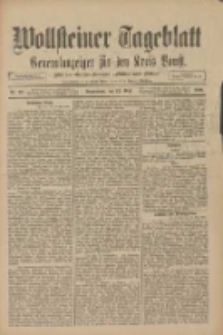 Wollsteiner Tageblatt: Generalanzeiger für den Kreis Bomst: mit der Gratis-Beilage: "Blätter und Blüten" 1910.05.14 Nr111