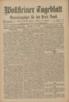 Wollsteiner Tageblatt: Generalanzeiger f&uuml;r den Kreis Bomst: mit der Gratis-Beilage: "Bl&auml;tter und Bl&uuml;ten" 1910.05.18 Nr113
