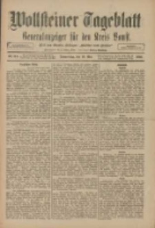Wollsteiner Tageblatt: Generalanzeiger f&uuml;r den Kreis Bomst: mit der Gratis-Beilage: "Bl&auml;tter und Bl&uuml;ten" 1910.05.19 Nr114