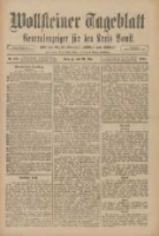 Wollsteiner Tageblatt: Generalanzeiger f&uuml;r den Kreis Bomst: mit der Gratis-Beilage: "Bl&auml;tter und Bl&uuml;ten" 1910.05.29 Nr123