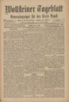 Wollsteiner Tageblatt: Generalanzeiger f&uuml;r den Kreis Bomst: mit der Gratis-Beilage: "Bl&auml;tter und Bl&uuml;ten" 1910.06.03 Nr127