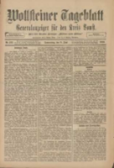 Wollsteiner Tageblatt: Generalanzeiger f&uuml;r den Kreis Bomst: mit der Gratis-Beilage: "Bl&auml;tter und Bl&uuml;ten" 1910.06.09 Nr132