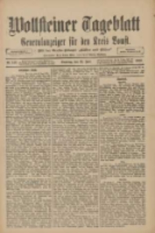 Wollsteiner Tageblatt: Generalanzeiger f&uuml;r den Kreis Bomst: mit der Gratis-Beilage: "Bl&auml;tter und Bl&uuml;ten" 1910.06.21 Nr142
