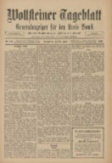 Wollsteiner Tageblatt: Generalanzeiger f&uuml;r den Kreis Bomst: mit der Gratis-Beilage: "Bl&auml;tter und Bl&uuml;ten" 1910.06.25 Nr146