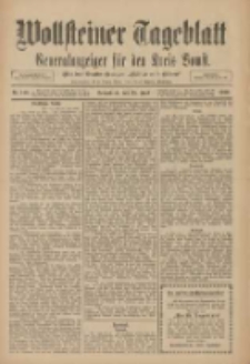 Wollsteiner Tageblatt: Generalanzeiger für den Kreis Bomst: mit der Gratis-Beilage: "Blätter und Blüten" 1910.06.25 Nr146