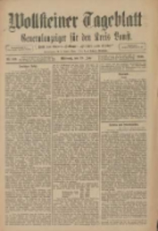 Wollsteiner Tageblatt: Generalanzeiger f&uuml;r den Kreis Bomst: mit der Gratis-Beilage: "Bl&auml;tter und Bl&uuml;ten" 1910.06.29 Nr149