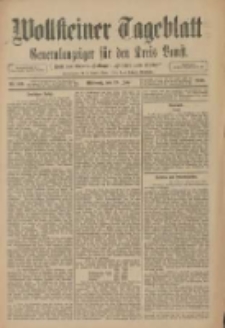 Wollsteiner Tageblatt: Generalanzeiger für den Kreis Bomst: mit der Gratis-Beilage: "Blätter und Blüten" 1910.06.29 Nr149