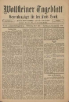 Wollsteiner Tageblatt: Generalanzeiger f&uuml;r den Kreis Bomst: mit der Gratis-Beilage: "Bl&auml;tter und Bl&uuml;ten" 1910.07.07 Nr156