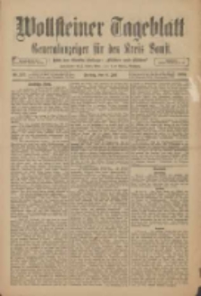 Wollsteiner Tageblatt: Generalanzeiger f&uuml;r den Kreis Bomst: mit der Gratis-Beilage: "Bl&auml;tter und Bl&uuml;ten" 1910.07.08 Nr157
