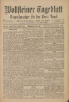 Wollsteiner Tageblatt: Generalanzeiger f&uuml;r den Kreis Bomst: mit der Gratis-Beilage: "Bl&auml;tter und Bl&uuml;ten" 1910.07.13 Nr161