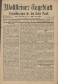 Wollsteiner Tageblatt: Generalanzeiger f&uuml;r den Kreis Bomst: mit der Gratis-Beilage: "Bl&auml;tter und Bl&uuml;ten" 1910.07.14 Nr162