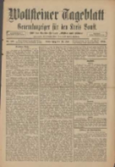 Wollsteiner Tageblatt: Generalanzeiger für den Kreis Bomst: mit der Gratis-Beilage: "Blätter und Blüten" 1910.07.14 Nr162