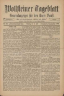 Wollsteiner Tageblatt: Generalanzeiger f&uuml;r den Kreis Bomst: mit der Gratis-Beilage: "Bl&auml;tter und Bl&uuml;ten" 1910.07.17 Nr165