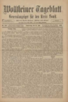 Wollsteiner Tageblatt: Generalanzeiger f&uuml;r den Kreis Bomst: mit der Gratis-Beilage: "Bl&auml;tter und Bl&uuml;ten" 1910.07.21 Nr168