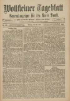 Wollsteiner Tageblatt: Generalanzeiger f&uuml;r den Kreis Bomst: mit der Gratis-Beilage: "Bl&auml;tter und Bl&uuml;ten" 1910.07.22 Nr169