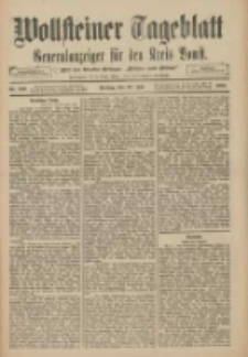 Wollsteiner Tageblatt: Generalanzeiger für den Kreis Bomst: mit der Gratis-Beilage: "Blätter und Blüten" 1910.07.22 Nr169