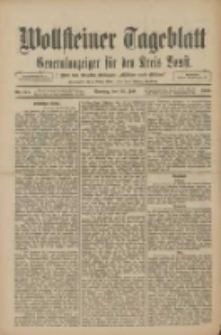 Wollsteiner Tageblatt: Generalanzeiger für den Kreis Bomst: mit der Gratis-Beilage: "Blätter und Blüten" 1910.07.24 Nr171