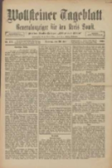 Wollsteiner Tageblatt: Generalanzeiger f&uuml;r den Kreis Bomst: mit der Gratis-Beilage: "Bl&auml;tter und Bl&uuml;ten" 1910.07.26 Nr172
