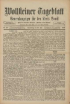 Wollsteiner Tageblatt: Generalanzeiger für den Kreis Bomst: mit der Gratis-Beilage: "Blätter und Blüten" 1910.07.28 Nr174