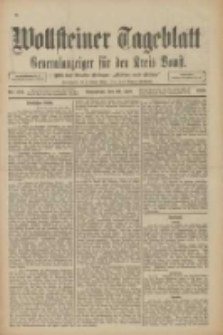 Wollsteiner Tageblatt: Generalanzeiger f&uuml;r den Kreis Bomst: mit der Gratis-Beilage: "Bl&auml;tter und Bl&uuml;ten" 1910.07.30 Nr176