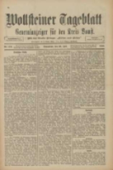 Wollsteiner Tageblatt: Generalanzeiger für den Kreis Bomst: mit der Gratis-Beilage: "Blätter und Blüten" 1910.07.30 Nr176