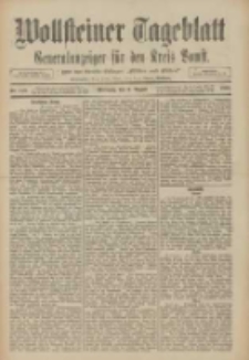 Wollsteiner Tageblatt: Generalanzeiger f&uuml;r den Kreis Bomst: mit der Gratis-Beilage: "Bl&auml;tter und Bl&uuml;ten" 1910.08.03 Nr179