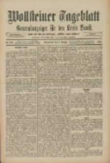 Wollsteiner Tageblatt: Generalanzeiger für den Kreis Bomst: mit der Gratis-Beilage: "Blätter und Blüten" 1910.08.06 Nr182