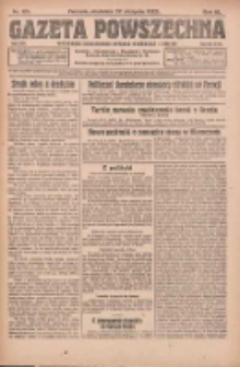 Gazeta Powszechna 1922.08.27 R.3 Nr191