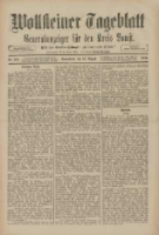Wollsteiner Tageblatt: Generalanzeiger f&uuml;r den Kreis Bomst: mit der Gratis-Beilage: "Bl&auml;tter und Bl&uuml;ten" 1910.08.13 Nr188