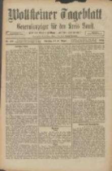 Wollsteiner Tageblatt: Generalanzeiger f&uuml;r den Kreis Bomst: mit der Gratis-Beilage: "Bl&auml;tter und Bl&uuml;ten" 1910.08.14 Nr189