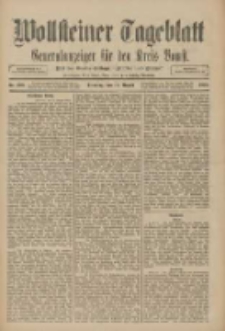 Wollsteiner Tageblatt: Generalanzeiger f&uuml;r den Kreis Bomst: mit der Gratis-Beilage: "Bl&auml;tter und Bl&uuml;ten" 1910.08.16 Nr190